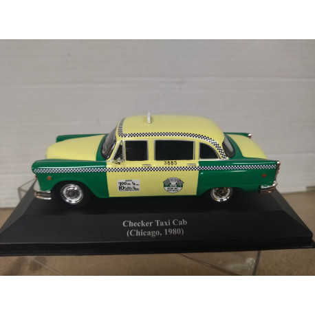 CHECKER 1980 TAXI CHICAGO USA 1:43 ALTAYA IXO