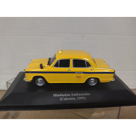 HINDUSTAN AMBASSADOR 1995 TAXI CALCUTTA INDIA 1:43 ALTAYA IXO