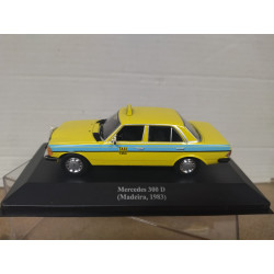 MERCEDES-BENZ W123 300 D 1983 TAXI MADEIRA PORTUGAL 1:43 ALTAYA IXO
