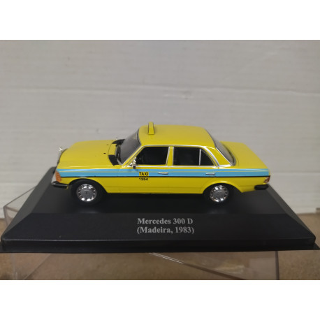 MERCEDES-BENZ W123 300 D 1983 TAXI MADEIRA PORTUGAL 1:43 ALTAYA IXO