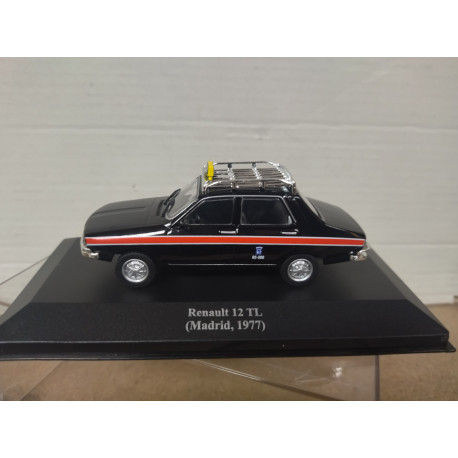 RENAULT 12 TL 1977 TAXI MADRID 1:43 ALTAYA IXO