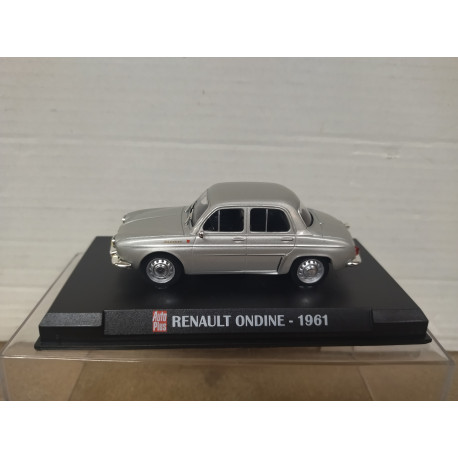 RENAULT ONDINE (DAUPHINE) 1961 GRIS/SILVER 1:43 AUTOPLUS IXO