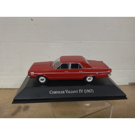 CHRYSLER VALIANT IV 1967 RED ARGENTINA 1:43 SALVAT IXO HARD BOX