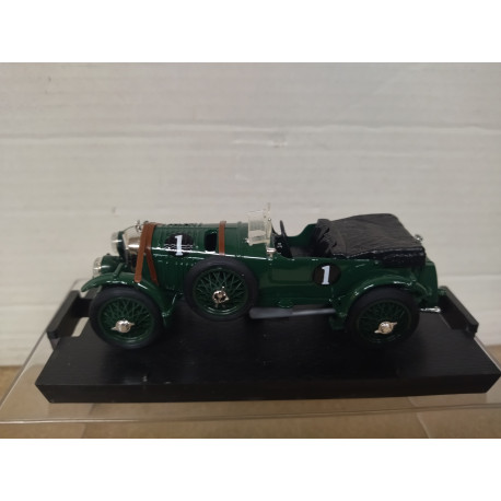 BENTLEY SPEED SIX 6,5L 1929 24 H LE MANS + FIGURES 1:43 BRUMM