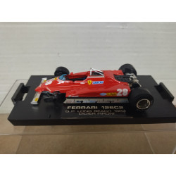 FERRARI 126 C2 1982 PIRONI FORMULA F1 1:43 BRUMM RUEDA ROTA/DEFECTUOSO NO BOX