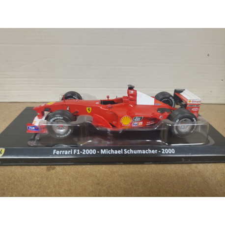 FERRARI F1 2000 MICHAEL SCHUMACHER FORMULA F1 1:24 SALVAT IXO