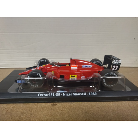 FERRARI F1-89 1989 NIGEL MANSELL FORMULA F1 1:24 SALVAT IXO
