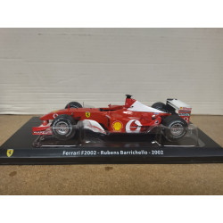 FERRARI F2002 2002 RUBENS BARRICHELLO FORMULA F1 1:24 SALVAT IXO