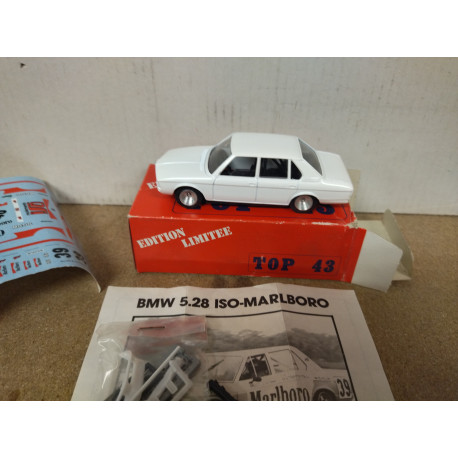 BMW 528 ISO-MARLBORO + DECALS 1:43 SOLIDO TOP 43