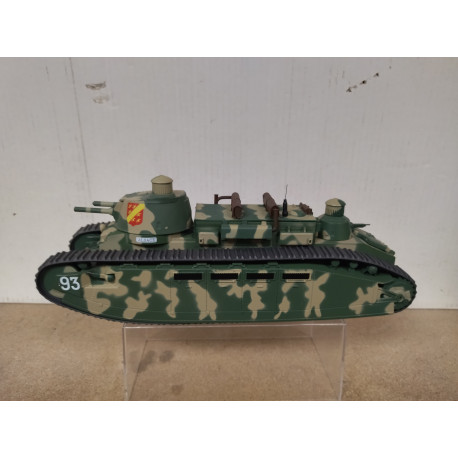 CHAR FCM 2C TANK FRANCE 1939 WW 2 1:43 ALTAYA IXO NO BOX