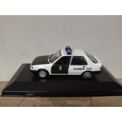 PEUGEOT 309 1991 GL PROFIL TRAFICO GUARDIA CIVIL 1:43 ALTAYA IXO BOX NO ORIGINAL