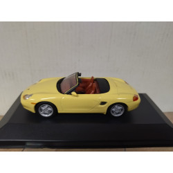 PORSCHE BOXSTER 1997 CABRIOLET YELLOW 1:43 HIGH-SPEED BOX NO ORIGINAL
