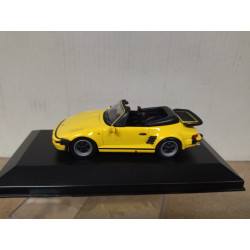PORSCHE 911 1989 CARRERA SLANT NOSE YELLOW 1:43 HIGH-SPEED BOX NO ORIGINAL
