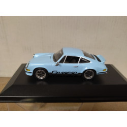 PORSCHE 911 1973 CARRERA RS 2.7L BLUE 1:43 HIGH-SPEED BOX NO ORIGINAL