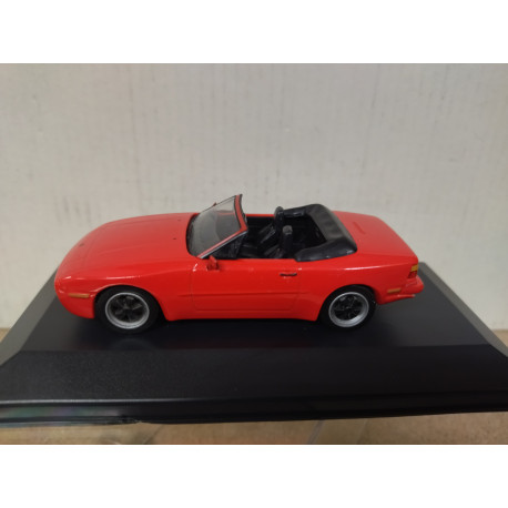 PORSCHE 944 1989 S CABRIO RED 1:43 HIGH-SPEED BOX NO ORIGINAL