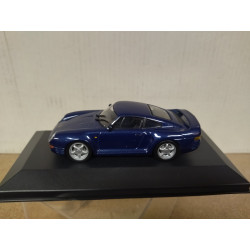 PORSCHE 959 BLUE DREAM CARS 1:43 ALTAYA IXO BOX NO ORIGINAL