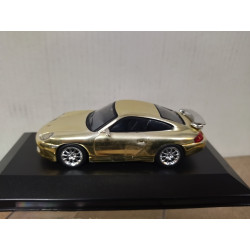 PORSCHE 911 GT3 CHROME/SILVER 1:43 ALTAYA IXO BOX NO ORIGINAL