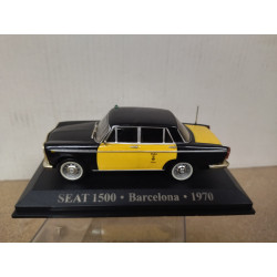 SEAT 1500 1970 TAXI BARCELONA 1:43 ALTAYA IXO HARD BOX