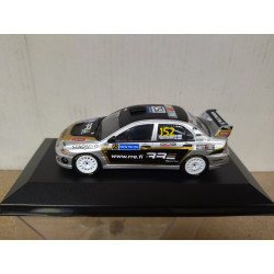 MITSUBISHI LANCER 2008 EVO IX GR. N RALLY FINLANDIA HANNINEN 1:43 BOX NO ORIGINAL
