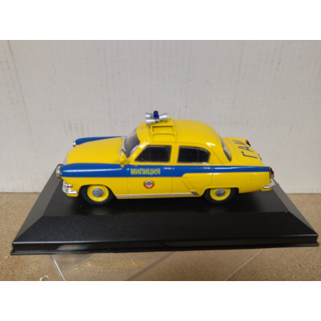GAZ M-21 VOLGA 1955 POLICE TRAFFIC 1:43 IXO DeAGOSTINI CAJA NO ORIGINAL
