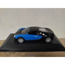 BUGATTI VEYRON BLUE & BLACK 1:43 ALTAYA IXO BOX NO ORIGINAL
