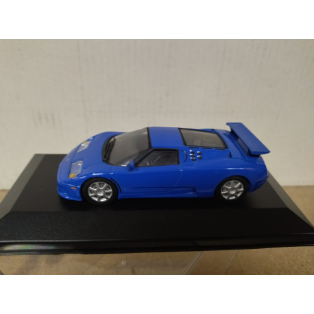 BUGATTI EB110 BLUE 1:43 ALTAYA IXO DEFECT/NO RETRO BOX NO ORIGINAL
