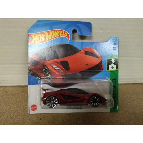 LOTUS EVIJA RED 3/5 GREEN SPEED 1:64 HOT WHEELS