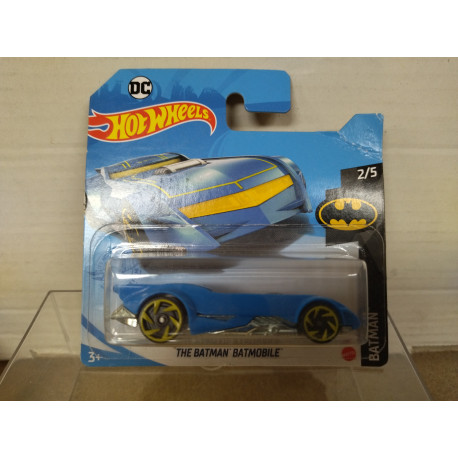 THE BATMAN BATMOBILE BLUE 2/5 BATMAN 1:64 HOT WHEELS