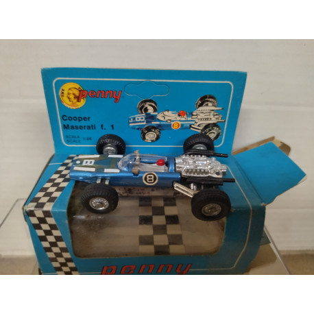 COOPER MASERATI F1 FORMULA F1 n8 1:66/apx 1:64 PENNY ITALY 0/6 VINTAGE BOX