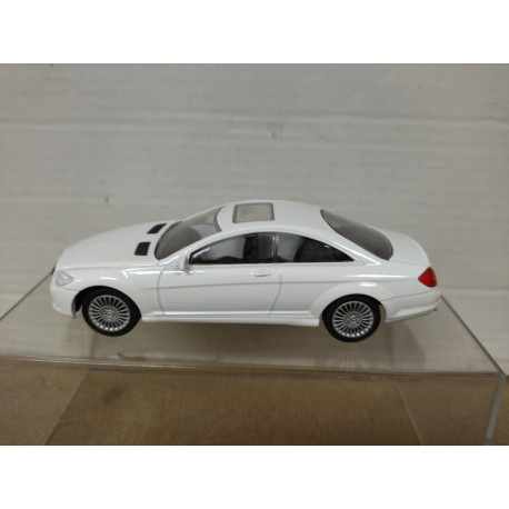 MERCEDES-BENZ C216 CL COUPE 2008 WHITE 1:43 MONDO MOTORS NO BOX