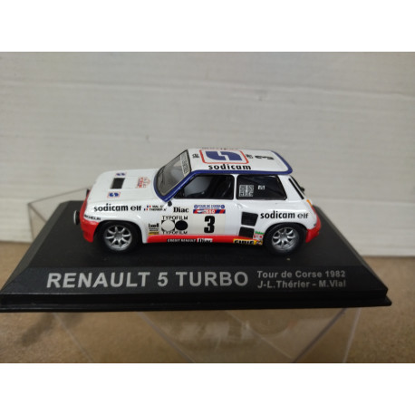 RENAULT 5 TURBO 1982 RALLY TOUR CORSE THERIER 1:43 ALTAYA IXO DEFECT/NO RETROS