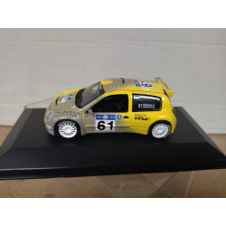 RENAULT CLIO S1600 2003 RALLY ACROPOLIS TIRABASSI 1:43 ALTAYA IXO BOX NO ORIGINAL