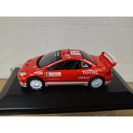 PEUGEOT 307 WRC 2004 RALLY MONTE CARLO GRONHOLM 1:43 DEFECT/NO RETRO BOX NO ORIGINAL