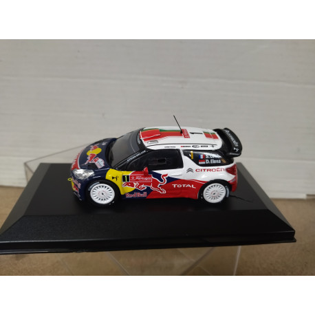 CITROEN DS3 WRC 2011 RALLY PORTUGAL LOEB 1:43 ALTAYA IXO BOX NO ORIGINAL