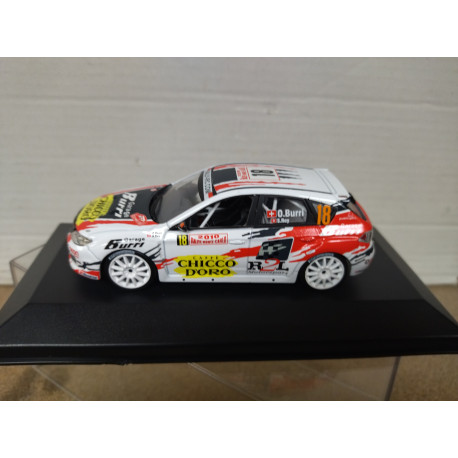 SUBARU IMPREZA WRX 2010 RALLY MONTE CARLO BURRI 1:43 ALTAYA IXO BOX NO ORIGINAL