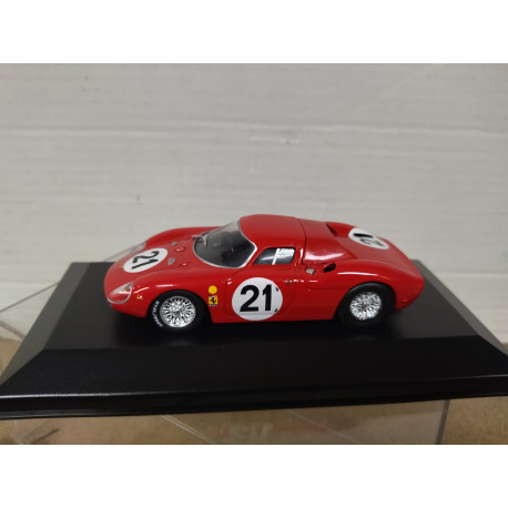 FERRARI 250 LM 1965 24 H LE MANS RINDT-GREGORY 1:43 ALTAYA IXO BOX NO ORIGINAL