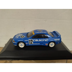 NISSAN SKYLINE 1990 GT-R R32 CALSONIC 1:43 DelPRADO BOX NO ORIGINAL DEFECT/NO RETRO