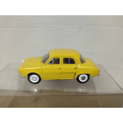 RENAULT DAUPHINE 1961 YELLOW 1:43 NOREV HACHETTE NO BOX
