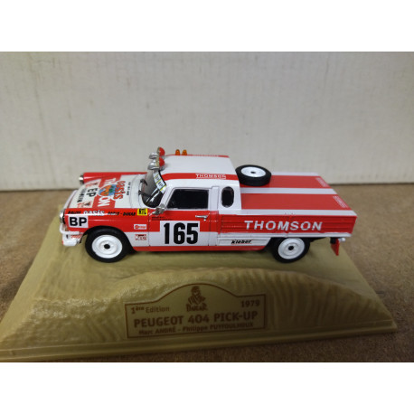 PEUGEOT 404 PICKUP 1979 RALLYE RAID DAKAR ANDRE 1:43 NOREV M6 DEFECT/NO RETRO