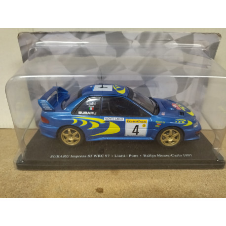 SUBARU IMPREZA S3 WRC97 1997 RALLY MONTE CARLO LIATTI 1:24 SALVAT IXO