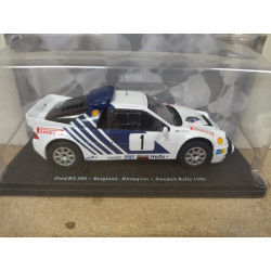 FORD RS 200 1986 RALLY SWEDISH BLOMQVIST 1:24 SALVAT IXO