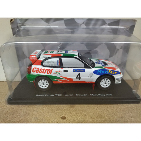 TOYOTA COROLLA WRC 1999 RALLY CHINA AURIOL 1:24 SALVAT IXO