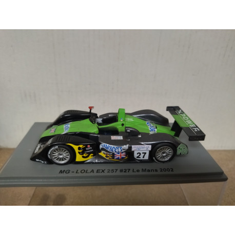 MG LOLA EX 257 2002 24 H LE MANS n27 1:43 SPARK SCMG06