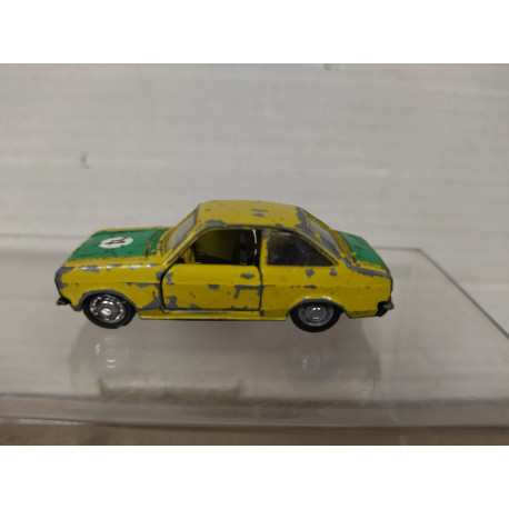 FORD ESCORT MKI n7 YELLOW/GREEN (3) 1:66/apx 1:64 SCHUCO 301881 NO BOX