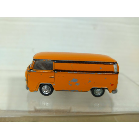 VOLKSWAGEN T2 BUS ORANGE 1:66/apx 1:64 SCHUCO 317910 NO BOX