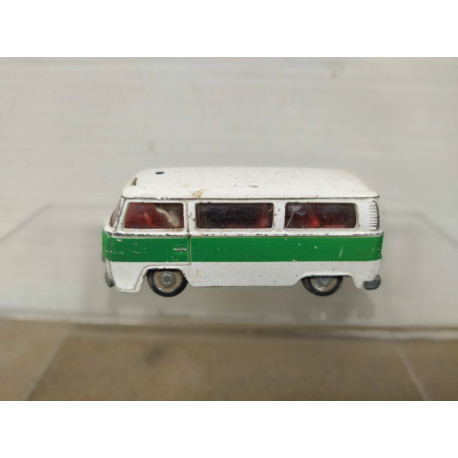 VOLKSWAGEN T2 BUS WHITE/GREEN 1:66/apx 1:64 SCHUCO 317910 NO BOX