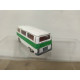 VOLKSWAGEN T2 BUS WHITE/GREEN 1:66/apx 1:64 SCHUCO 317910 NO BOX