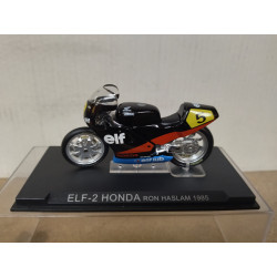 ELF-2 HONDA 1985 RON HASLAM n5 MOTO/BIKE 1:24 ALTAYA IXO