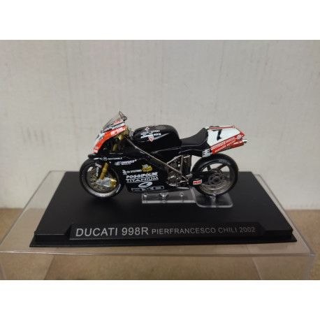 DUCATI 998R 2002 PIER FRANCESCO CHILI MOTO/BIKE 1:24 ALTAYA IXO