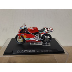 DUCATI 996R 2001 TROY BAYLISS n21 MOTO/BIKE 1:24 ALTAYA IXO